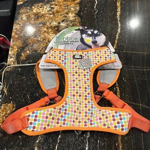 Coastal Pet Attire Harness Dots L NWT